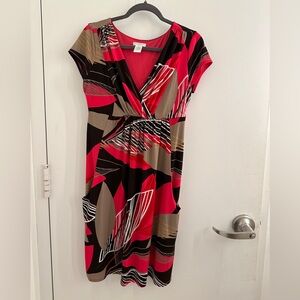 Worthington faux-wrap dress size M